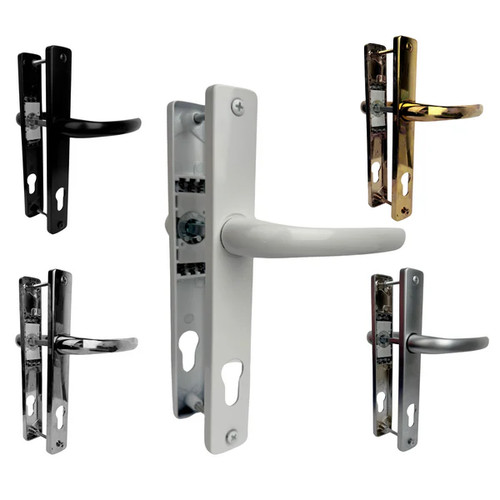 Upvc door handle with - handle, spring