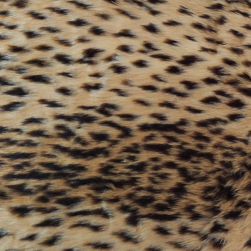 Cheetah jacquard fur fabric - cheetah,