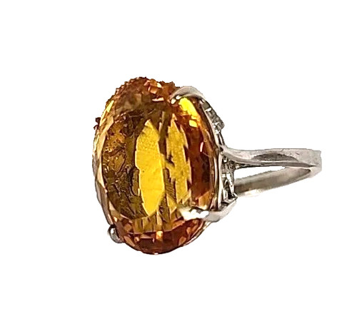 Citrine 975 sterling silver - citrine,