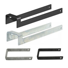 Gate Throw Over Loop for 3" Wide Field Farm Gates Black Galvanised Heavy Duty 