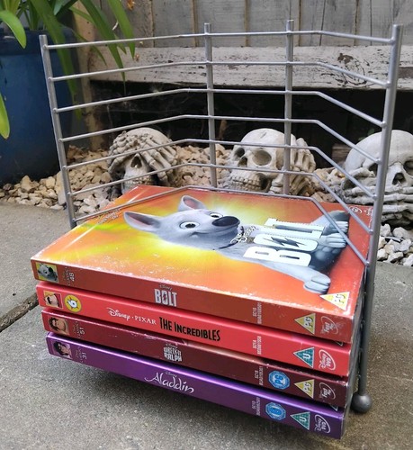 Vintage matte silver - wire, dvd
