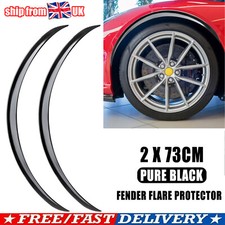 2X 29" Universal Car Fender Wheel Arches Flares Guard Extension Wide Protectors