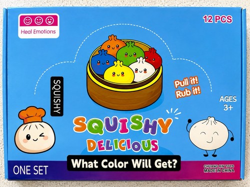 12pcs dumpling bun - 12pcs, squishy