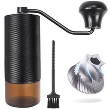 Hand Manual Coffee Grinder Stainless Steel CNC Conical Burr Portable Grinder