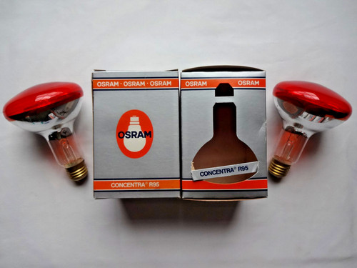 75w r95 amber - 2x, edison