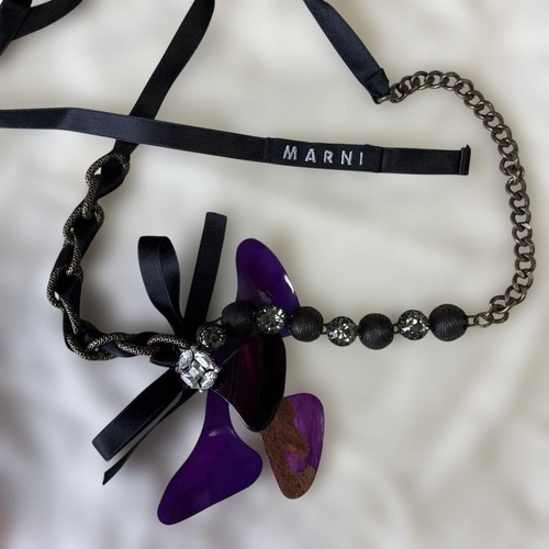 Marni ribbon necklace with - marni,