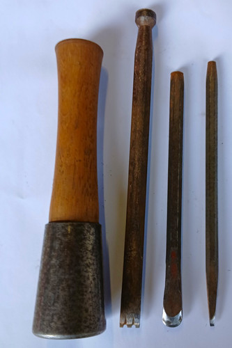Stone carving chisels dummy - chisels, dummy.