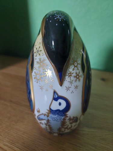 Royal crown derby penguin - penguin, and
