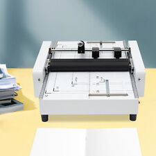 A3 Booklet Folding Binding Machine Paper Stapling Making Book Stapler Office 60W