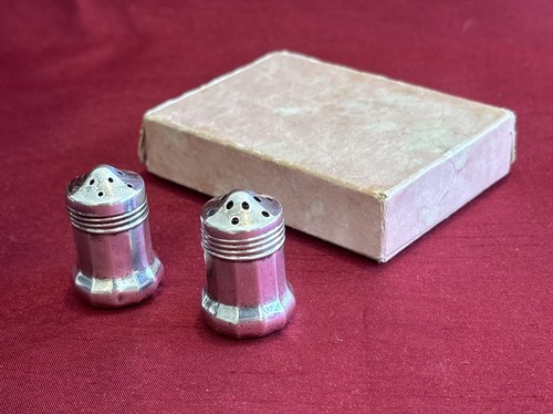 Sterling silver miniature - silver, salt