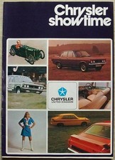HILLMAN AVENGER TIGER II In CHRYSLER RANGE Sales Brochure 1973 #C9446/H/1/300