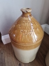 3 Stoneware Flagons Local to