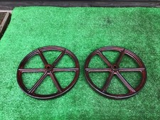 Vintage Cast Iron Wheels. (