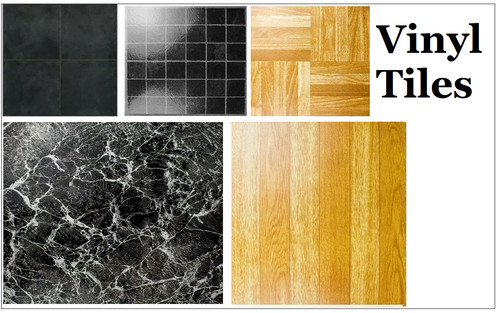 Vinyl floor tiles self - floor,
