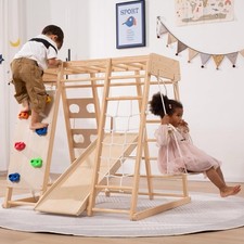 Giant bean Indoor Climbing Frame for Toddlers, Jungle Gym for 2-5yrs Kids,Toddle