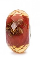 TROLLBEADS , Red Twinkle, 925 Sterling Silver , TGLBE-30037 NEW