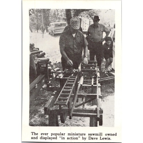 Miniature sawmill dave - miniature,