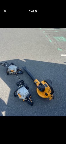 Chain saws and blower - saws,