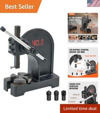 4.7 inch High Pressure Manual Hand Press - Includes Three Versatile Molds