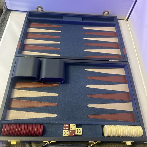 Vintage backgammon briefcase - vintage,