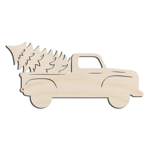 Vintage christmas tree truck - vintage,