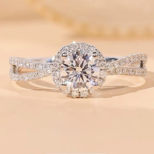 1ct colour moissanite - d,
