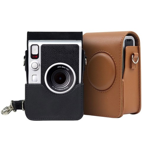 Leather instant camera case - leather,