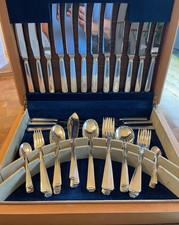 COOPER BROS Canteen Cutlery 6 plc 68 Pieces UNUSED HARLEY PATTERN - UNUSED! 1937