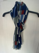Seasalt Women's Scarf Classic Pattern & Colours Crinkle Fabric - Clean