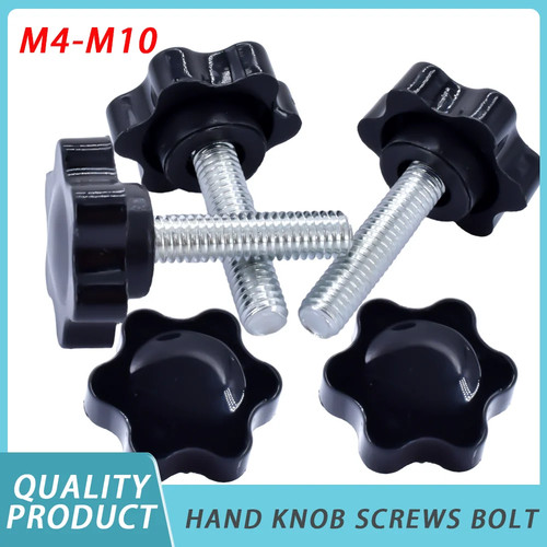 Star hand knob screw - star,