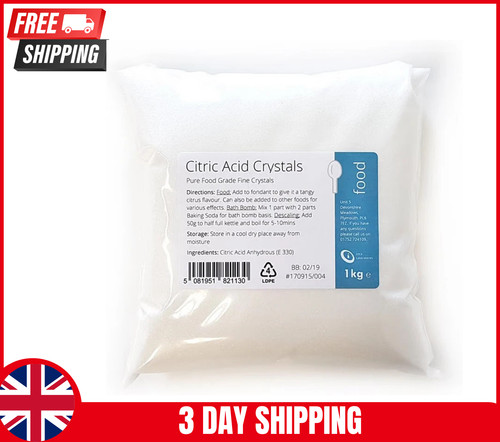 Citric acid 1kg 100 pure - acid,