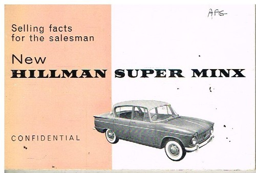 Hillman super minx mki - hillman,