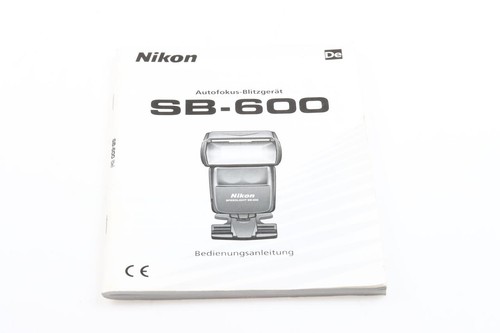 Nikon 600 manual - nikon, sb-600