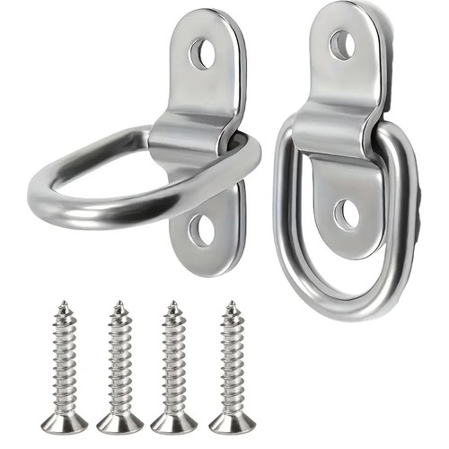 2pcs rings tie - d-rings, down