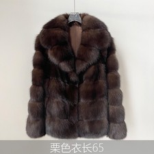 Luxury Winter Women Mink faux  Fur Coat Fur Coat Winter Mink Fur Warm Jacket