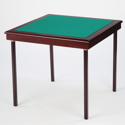 Folding bridge card table - card,