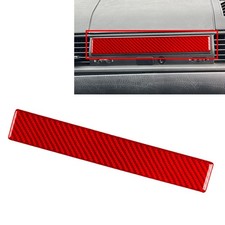 Co-pilot Dashboard Panel Cover Trim For BMW 3 Series E36 91-99 Carbon Fiber Red