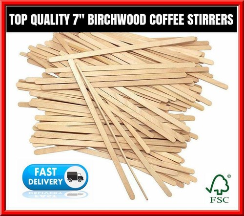 Wooden coffee stirrers - wooden,
