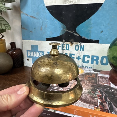 Vintage solid brass bell - solid,