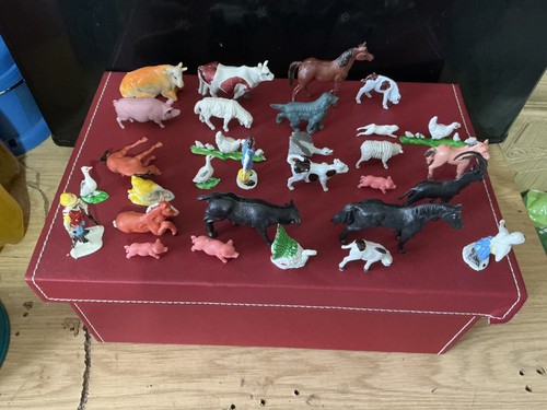 Vintage farm animals - farm,