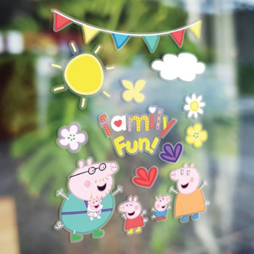 Peppa pig window cling - pig,