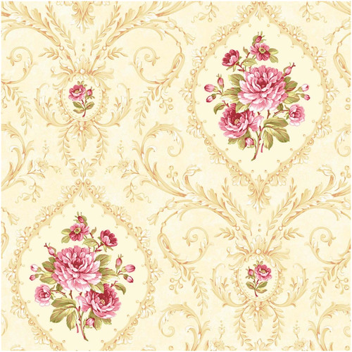 Chelsea garden floral - floral, beige