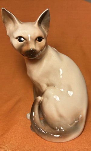 Vintage siamese cat figurine - vintage,