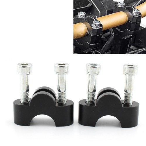 Black handlebar bar riser - bar,
