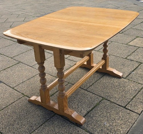 Solid wood blond dining table - wood,