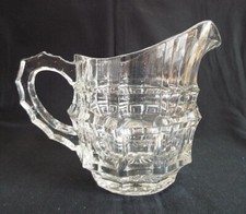 VINTAGE PRESSED GLASS JACOBEAN