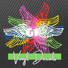 GT Wings Vinyl Decal for BMX &