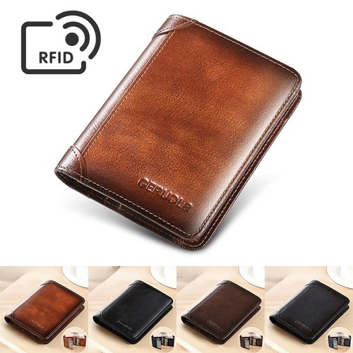 Mens rfid blocking real - blocking,
