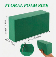 Premium Wet Florist Foam Bricks Floral Flower Fresh Display Arrangement UK