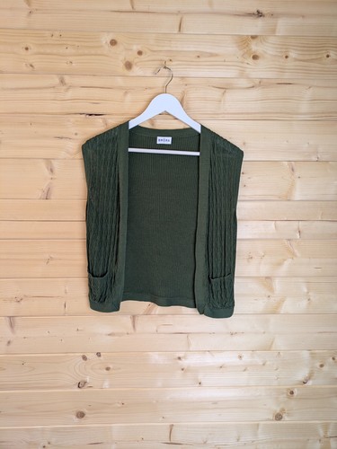 Brora green cotton linen cable - green,